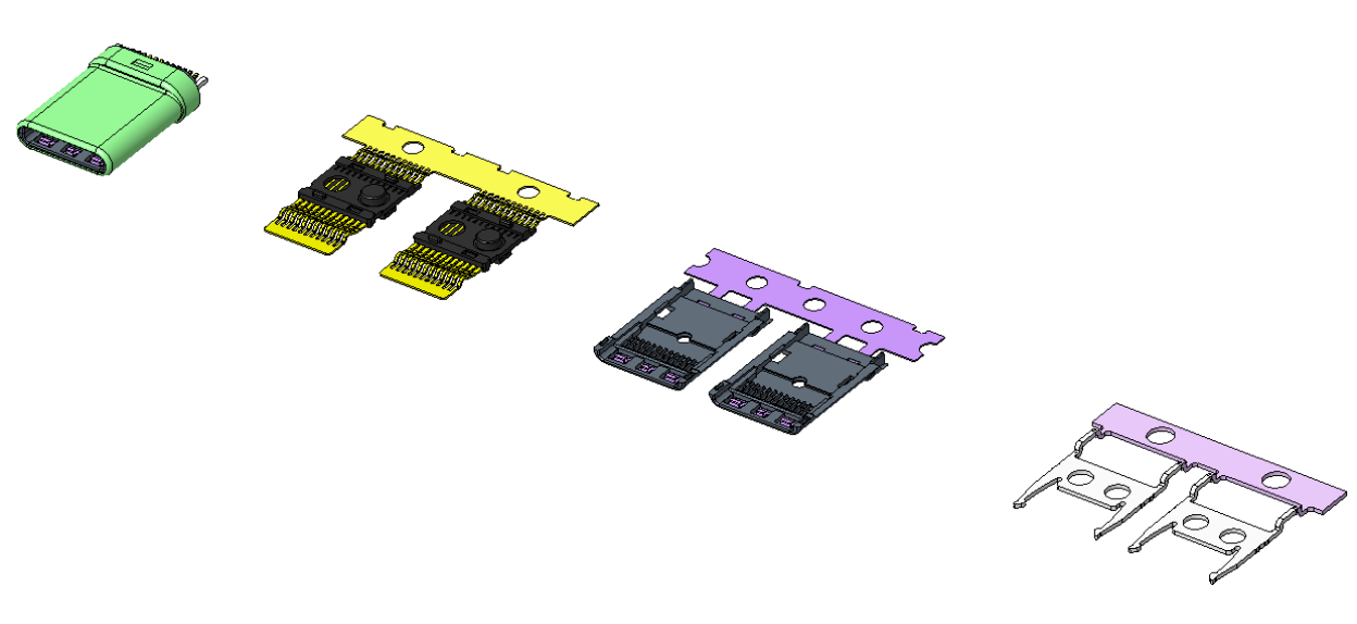 USB型C连接器设计