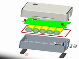 传感器电池盒，任意结构定制设计