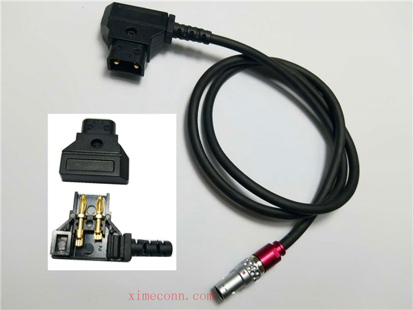 D-DAP connector cable assembly D-tab to lemo adapter cable