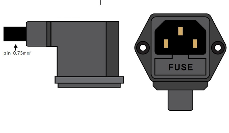 new energy battery pack wire cable with fuse