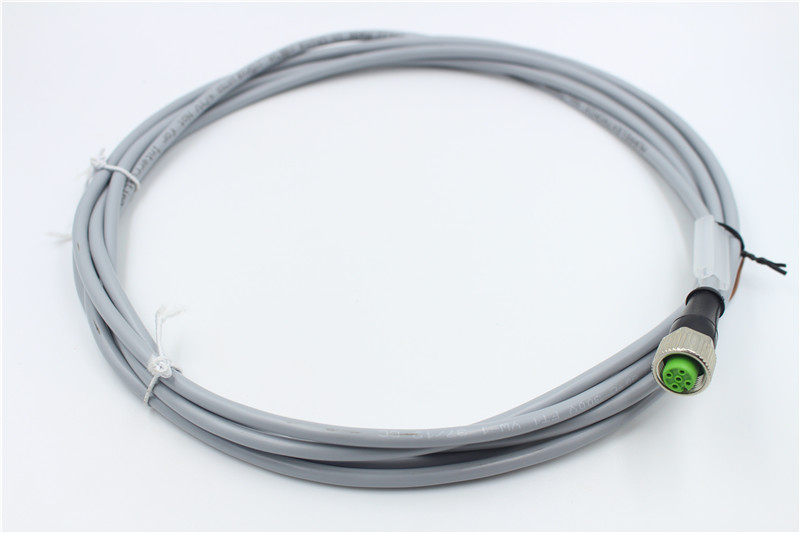 工业M12电缆高柔性360 EMC电磁屏蔽连接器