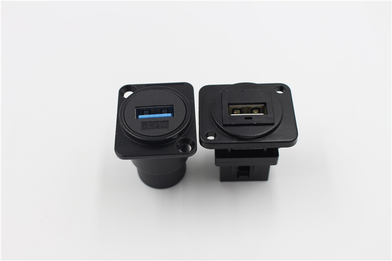 USB3.0到usb3.1到USB2.0适配器连接器面板航空连接器