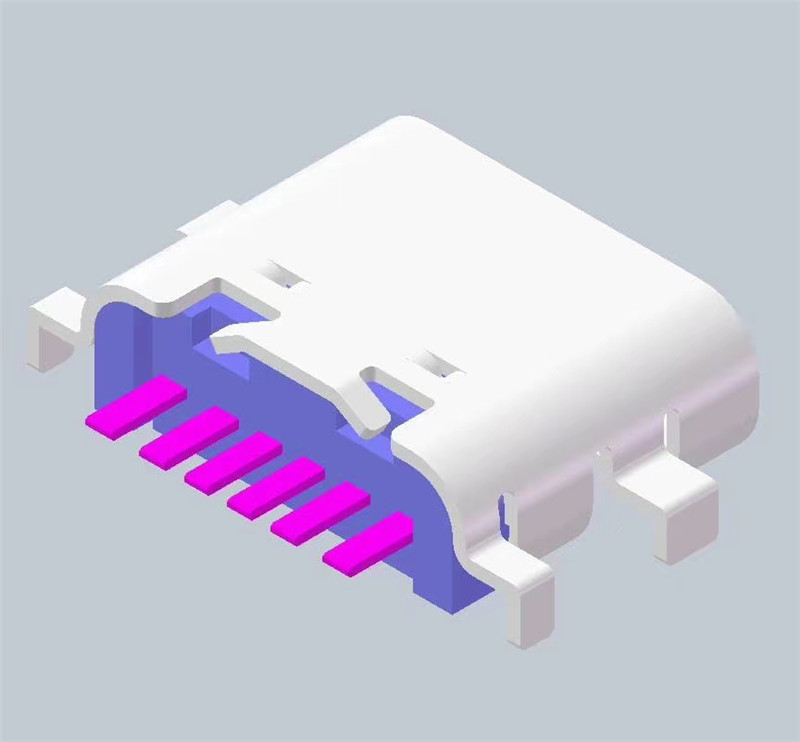 USB4水槽板类型C Hight Power电流连接器