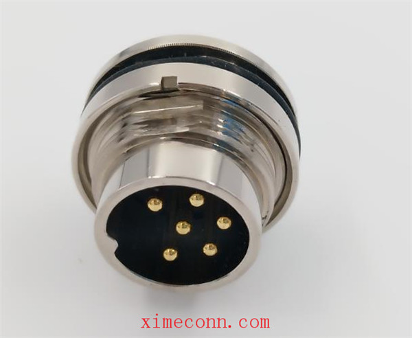 C091 series 6pin connector AISG base station waterproof metal connector