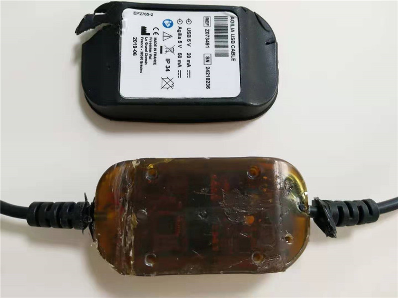 工业连接器低压注塑胶水成型防水Agilia USB电缆IP68