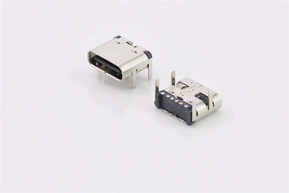 USB3.1母座连接器C型母座浸脚短布局插板连接器生产厂家