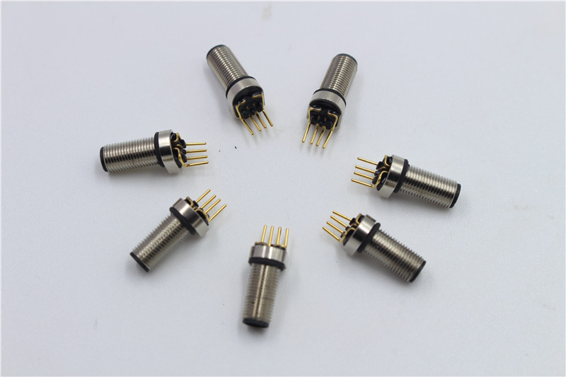 M5 SMT 公头4pin连接器