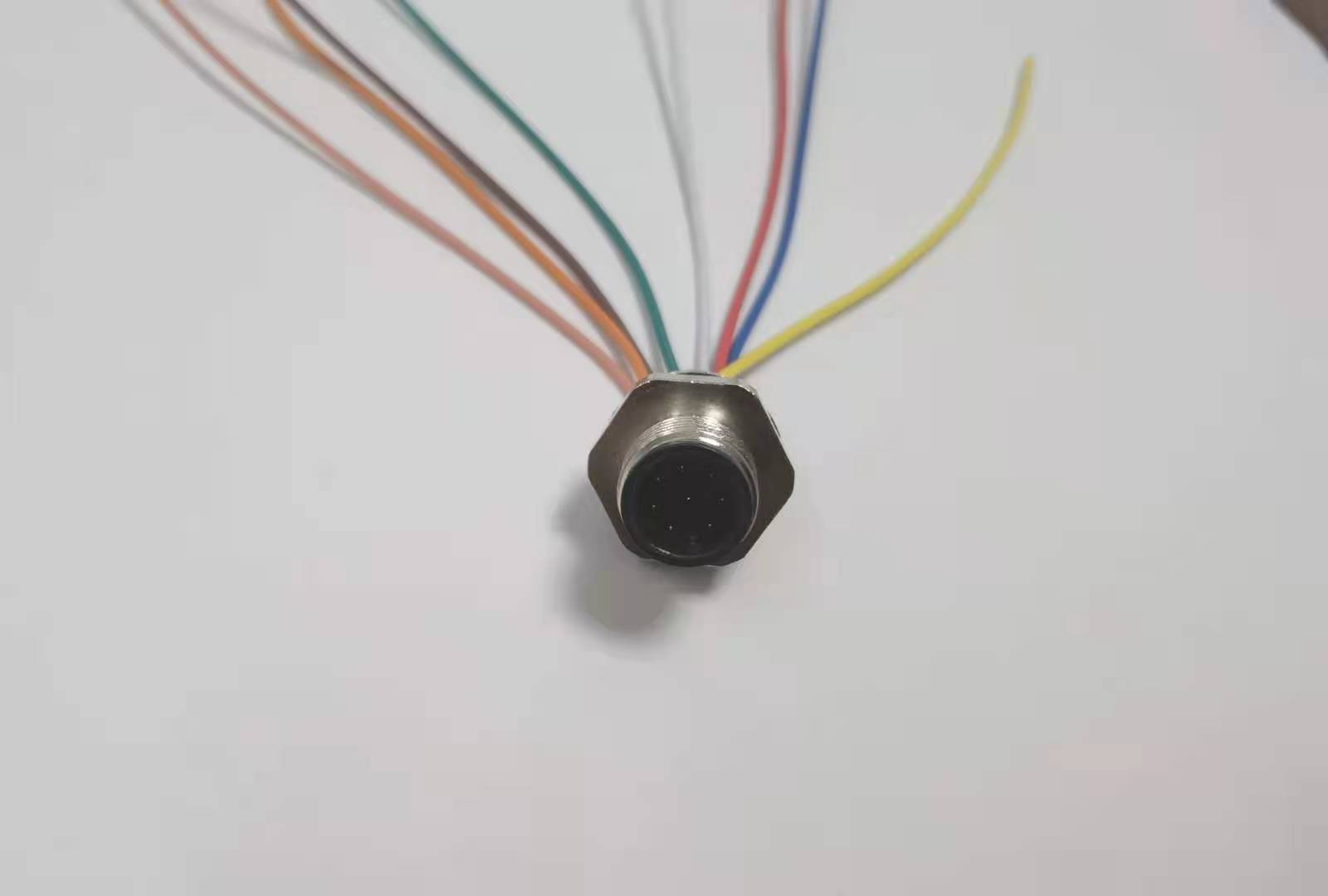 工业8针M12连接器A编码防水连接器