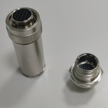 m14信号连接器快锁金属16针带屏蔽防水连接器